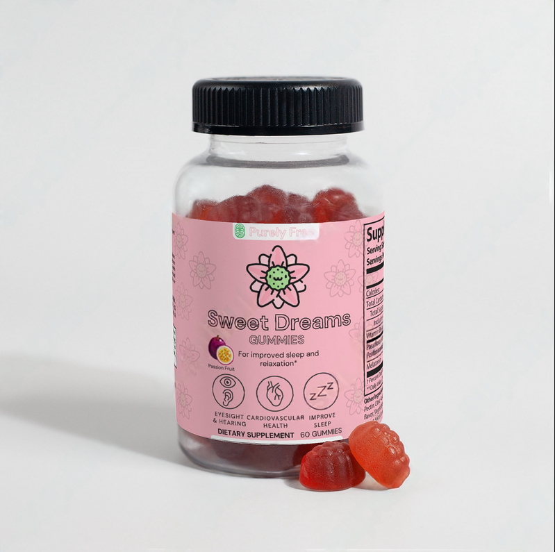 Sleep Well Gummies – Natural Melatonin Sleep Aid with Passiflora & B6